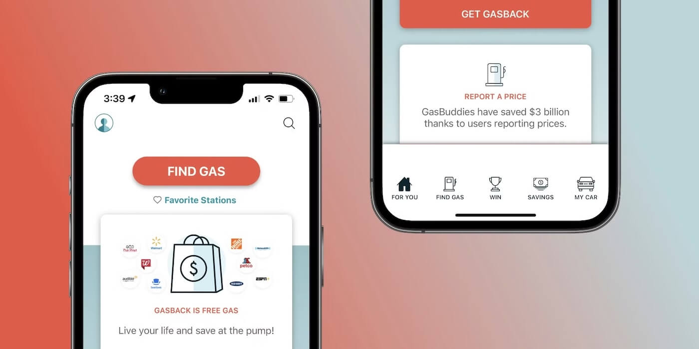 GasBuddy para comparar precios de gasolina durante la ruta