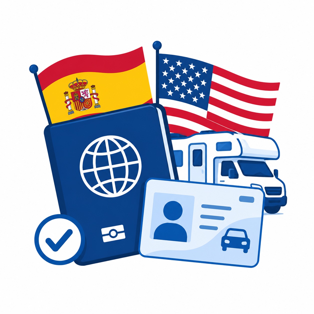 Documentación para alquilar una autocaravana en Estados Unidos desde España